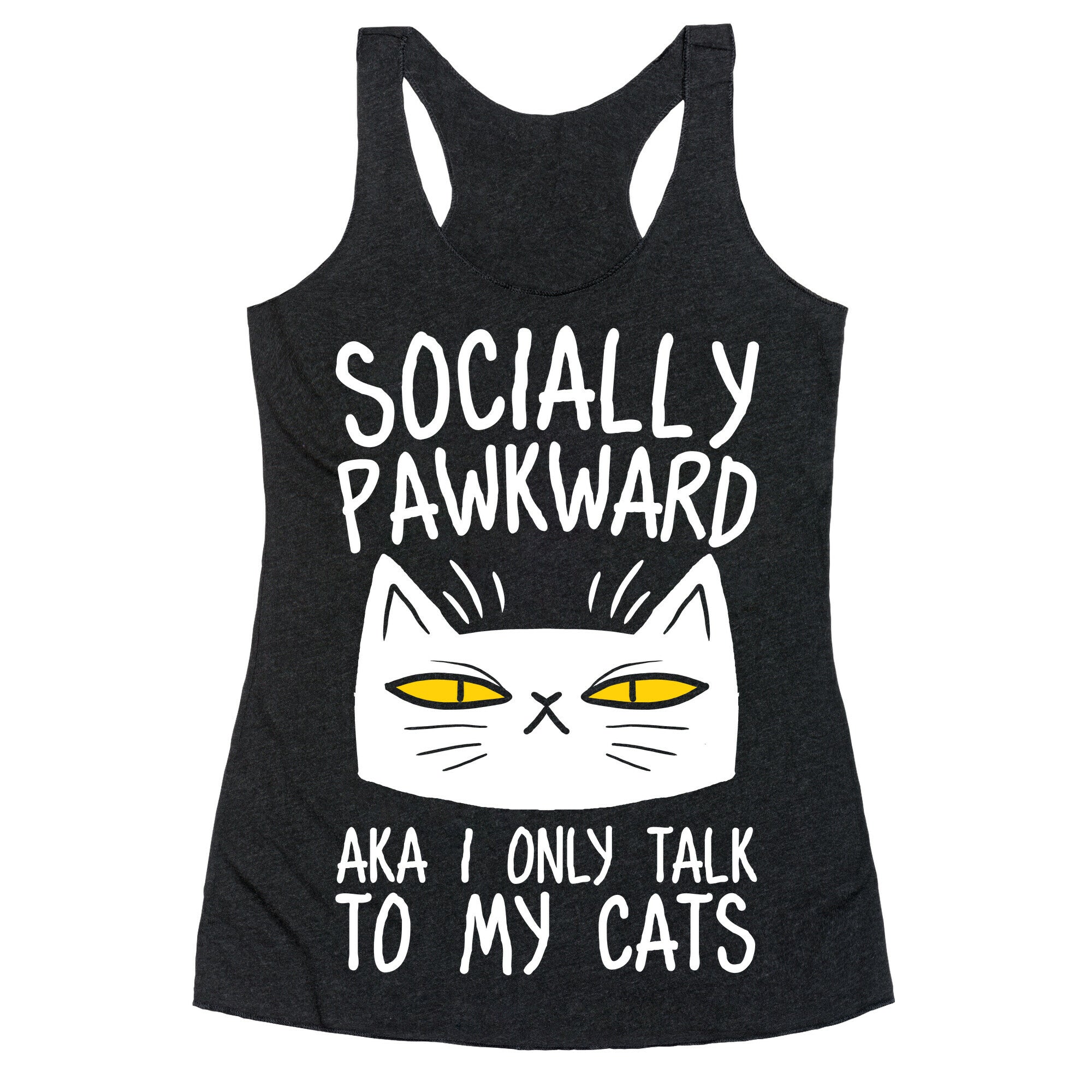 Socially Pawkward Racerback Tank